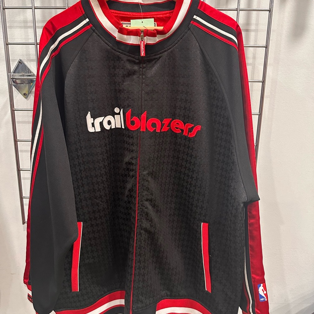 Portland Trail Blazers Black and Red Jacket